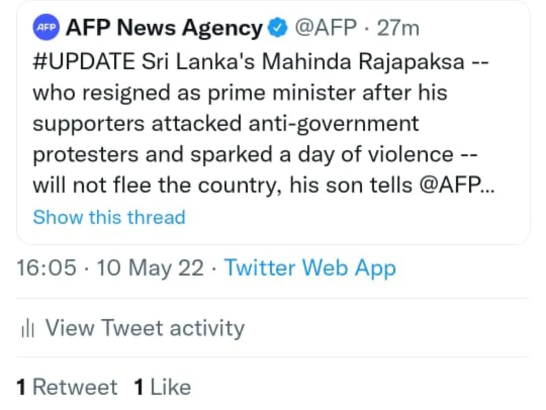 "අප්පච්චී රට හැර යන්නේ නැහැ'' - නාමල් රාජපක්ෂ හඬ අවදි කරයි 1 ae0e254b 1899 4e6c 8d12 e56447b23558