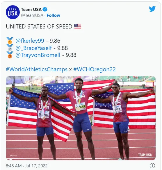 ලොව වේගවත්ම මිනිසුන් තිදෙනා අමෙරිකාවෙන් (වීඩියෝ) 2 3 2