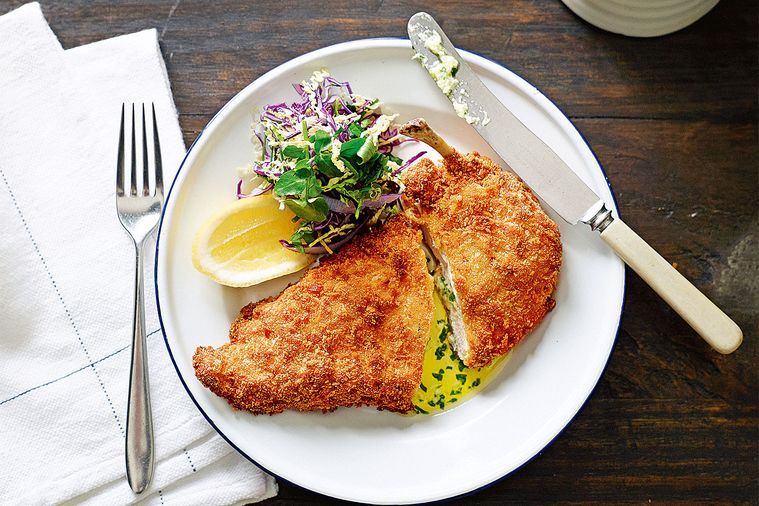 chicken kiev with cabbage slaw 15956 2