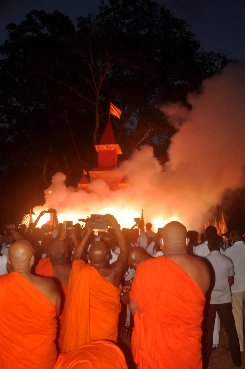අටමස්ථානාධිපති ආචාර්ය පූජ්ය පල්ලේගම සිරිනිවාස නාහිමියන්ගේ ආදාහන පූජෝත්සවය 15 WhatsApp Image 2022 10 22 at 8.52.37 PM
