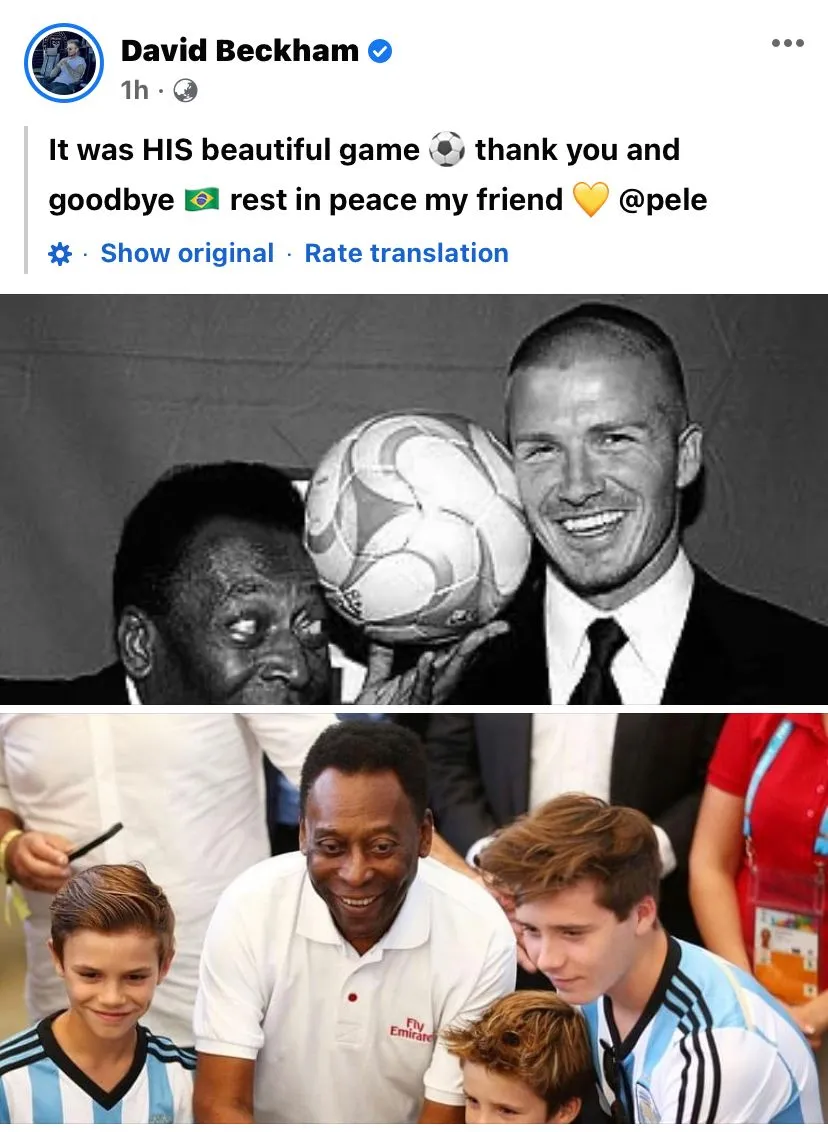 පේලේගේ සමුගැනීම වෙනුවෙන් කඳුළු සලන පාපන්දු පිටියේ සුපිරි තරු (ඡායාරූප) 6 WhatsApp Image 2022 12 30 at 7.59.17 AM