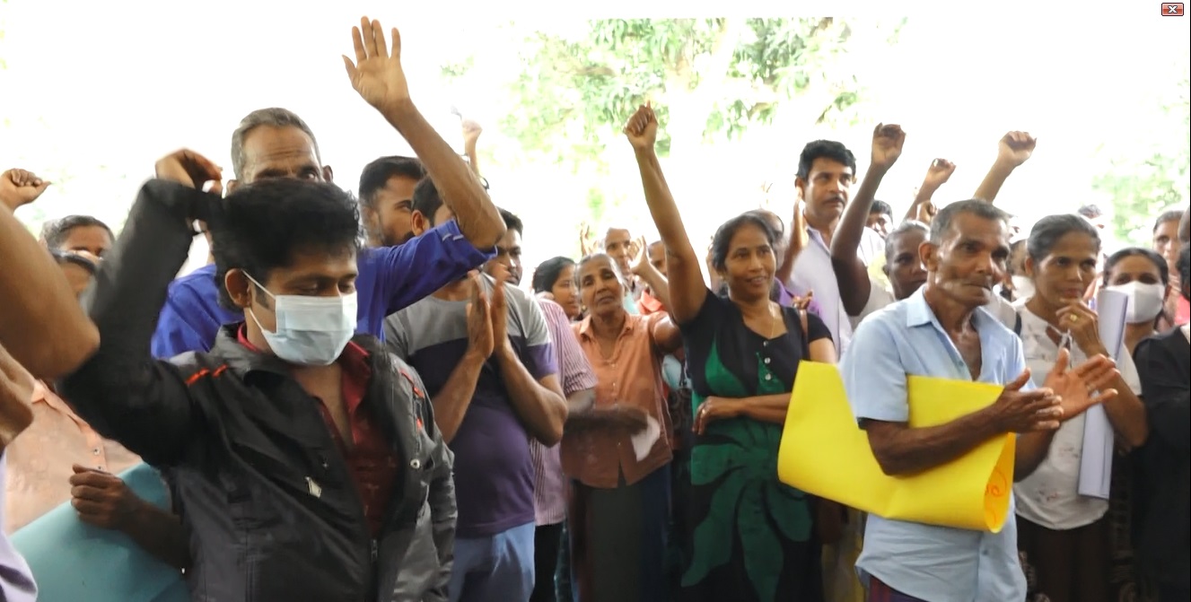 කන්න වන්දි ඉල්ලා පහල යාන්ඔය ගොවින් විරෝධතාවක(ඡායාරූප) 6 YAN OYA 08