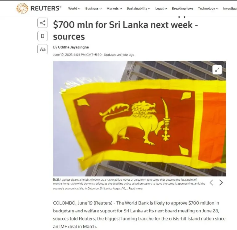 ශ්රී ලංකාවට ලෝක බැංකුවෙන් දැවැන්ත මුදලක් ? 1 Capture 9 768x745 1