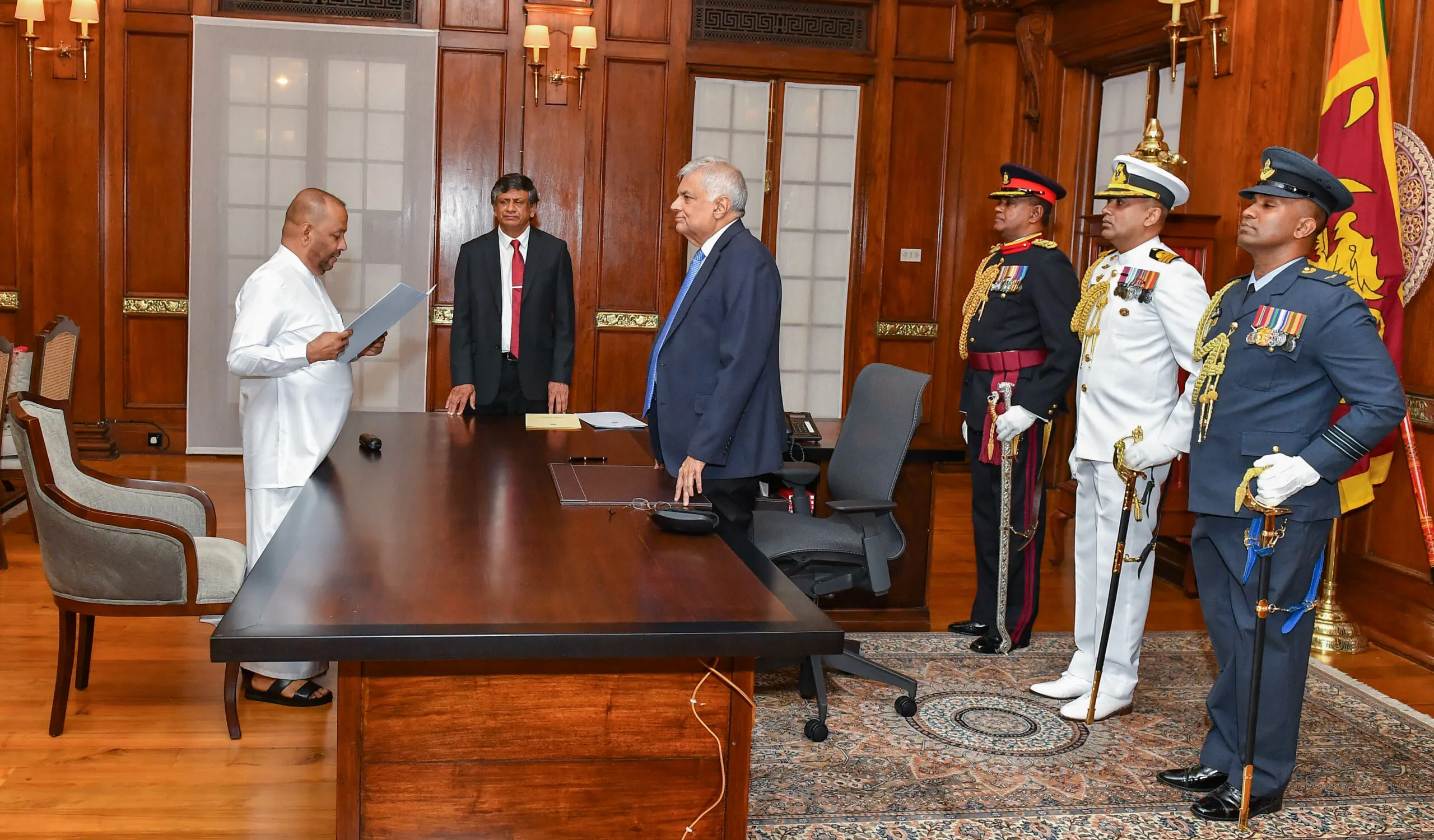 කැබිනට් අමාත්ය ධුරවල වෙනසක් (ඡායාරූප) 4 New Ministers 4 1 scaled