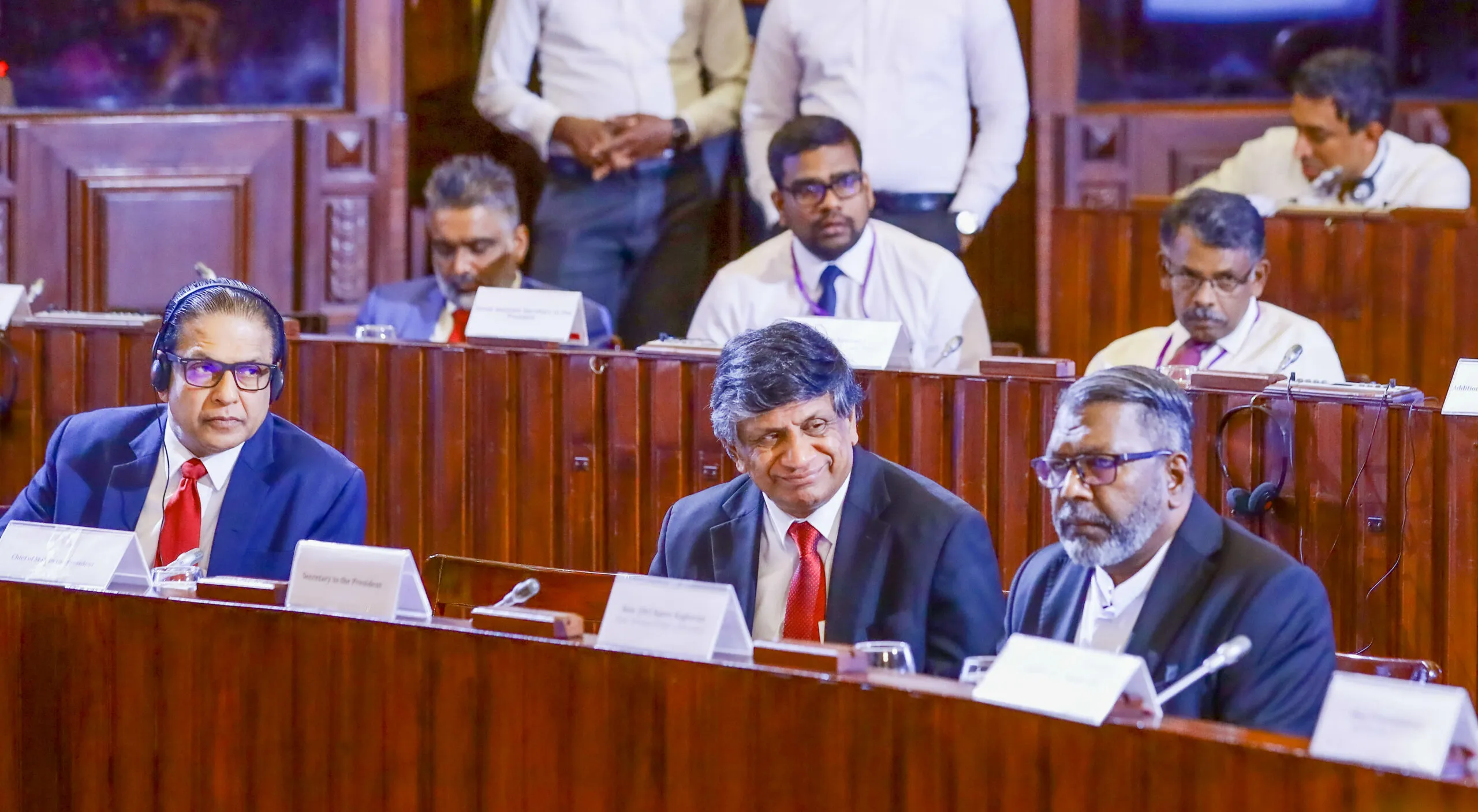 ජනපති සහ උතුරු නැගෙනහිර නියෝජනය කරන ද්රවිඩ පාර්ලිමේන්තු මන්ත්රීවරුන් අතර හමුවක් 2 Meeting with TNA 2 scaled