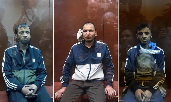 මොස්කව් ප්රහාරයේ සැකකරුවන්ට එරෙහි නඩු විභාගය ඇරඹෙයි (ඡායාරූප) 4 4289306 933416023