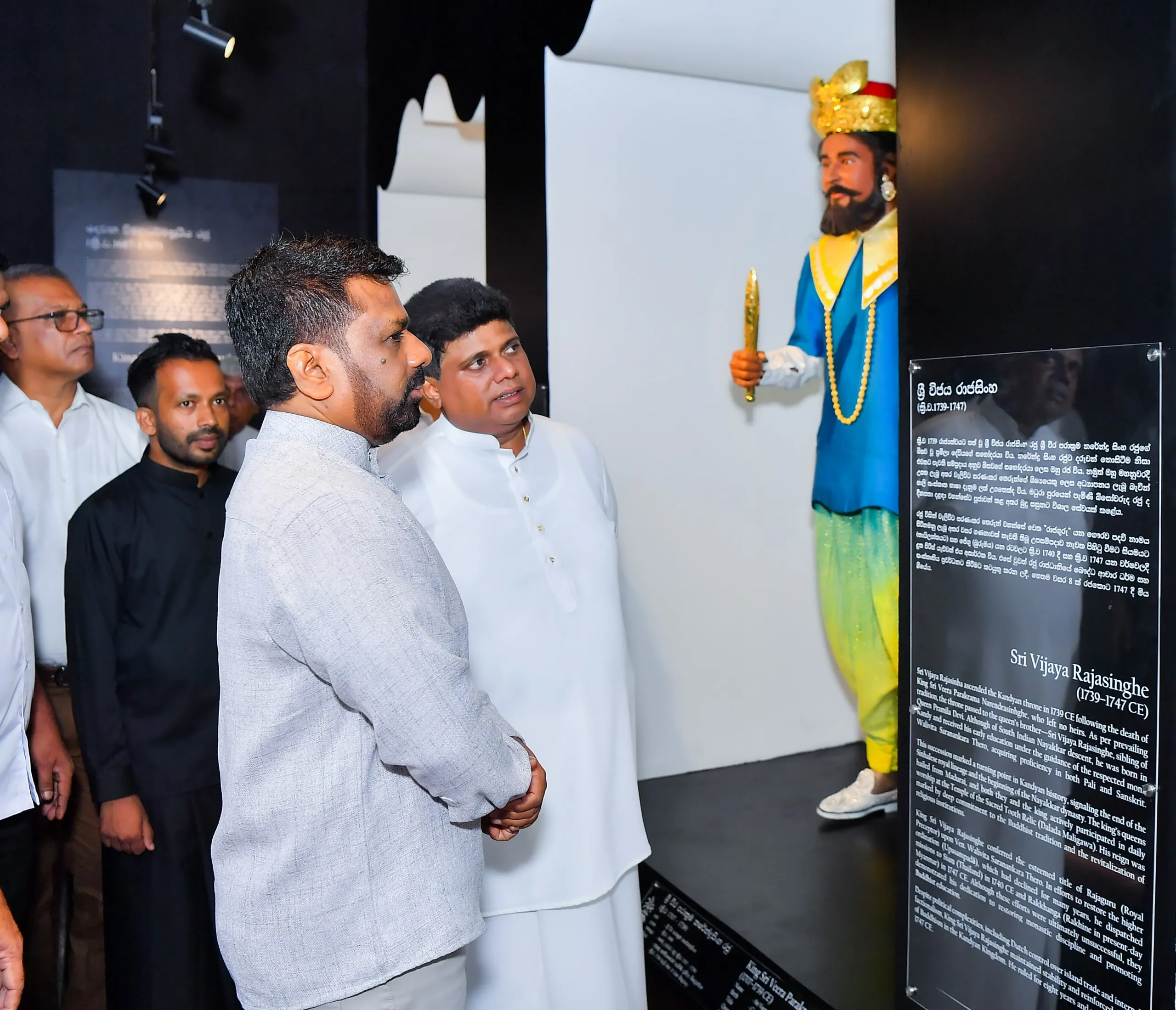 ජනපති අතින් විවෘත වූ ඇහැලේපොළ වලව්වේ ඉටි රූප කෞතුකාගාරය (ඡායාරූප) 4 Wax Museum Opening Ceremony Kandy 4