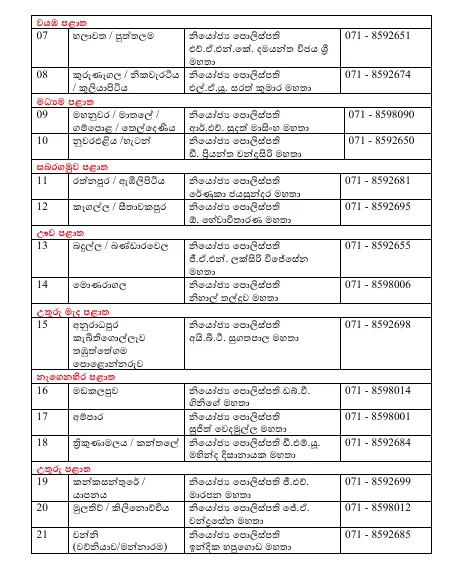 මත්ද්රව්ය පිළිබද තොරතුරු ලබා ගැනීමේ පොලිස් ඇමතුම් ජාලය තවත් පුළුල් කරයි 2 02