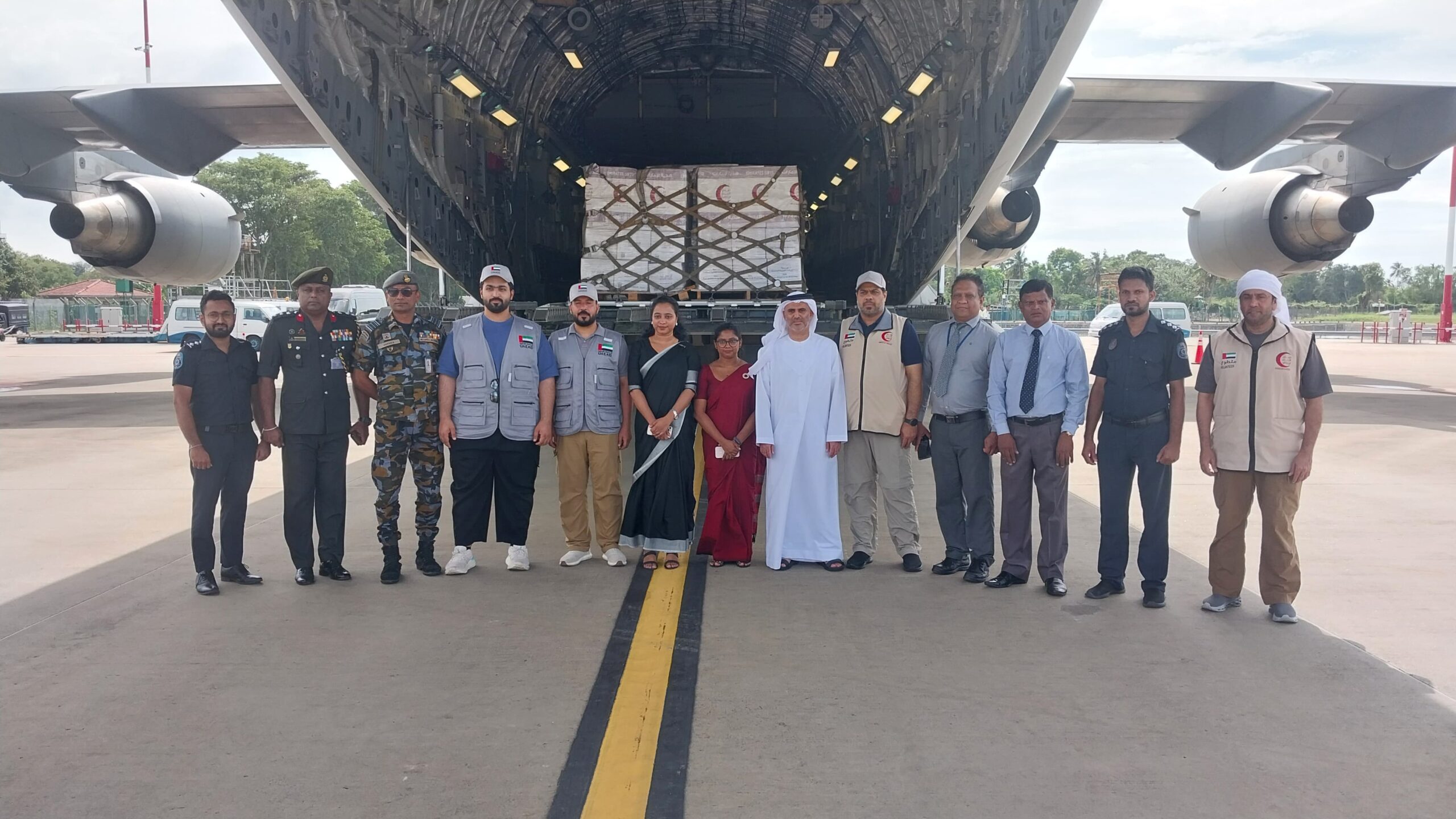 ආධාර රැගෙන ලොව විශාලතම භාණ්ඩ ප්රවාහන ගුවන් යානා දෙකක් කටුනායකට (ඡායාරූප) 5 IMG 20251209 WA0252 scaled