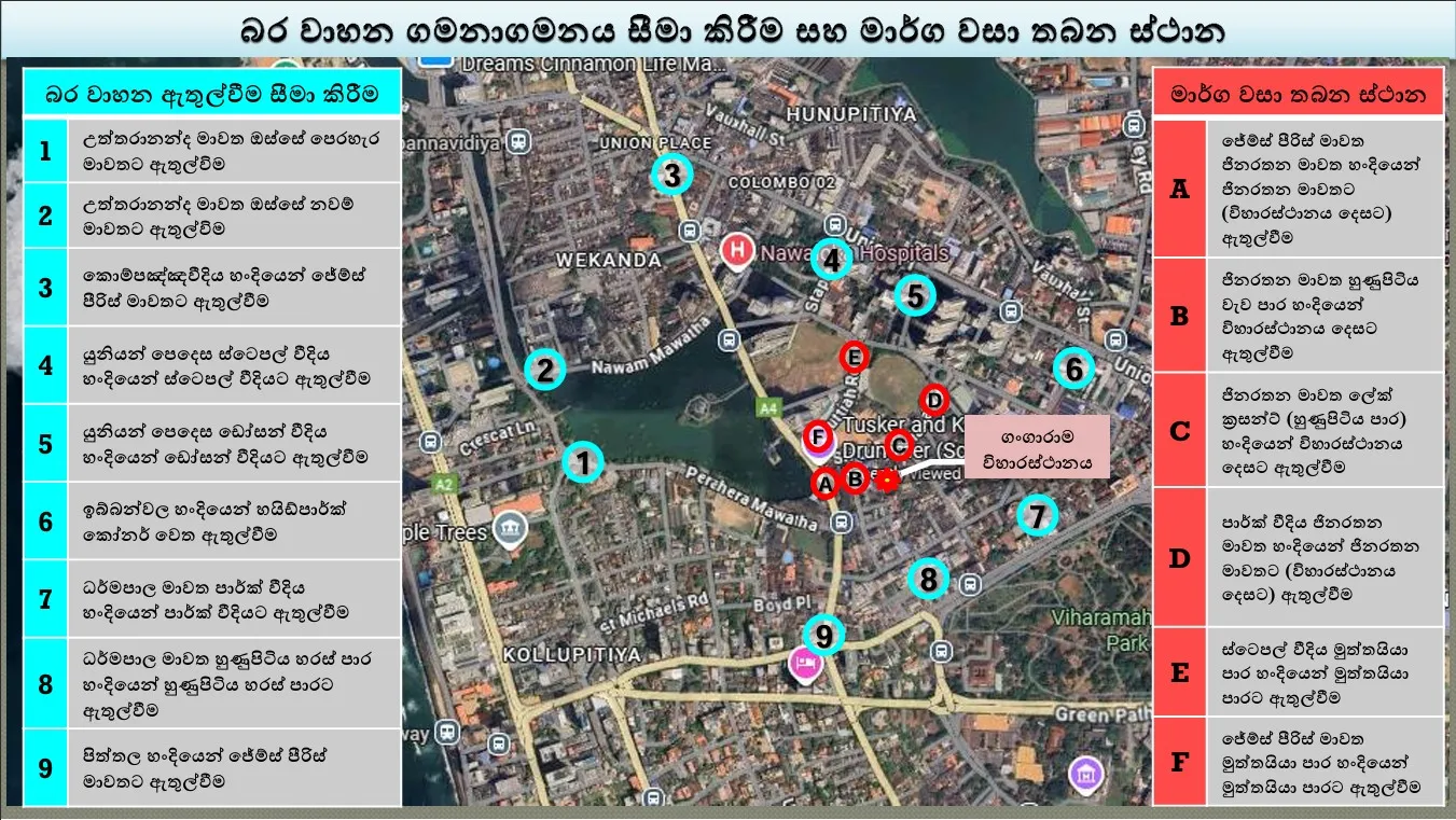 සර්වඥ ධාතු ප්රදර්ශනය වෙනුවෙන් විශේෂ රථවාහන සැලැස්මක් සහ ආරක්ෂක වැඩපිළිවෙලක් 3 WhatsApp Image 2026 02 02 at 4.03.04 AM