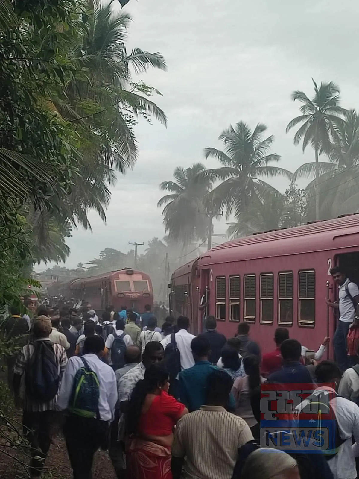 සාගරිකා පීලි පනී - දුම්රිය ගමනා ගමනයට බාධා (ඡායාරූප) 4 6