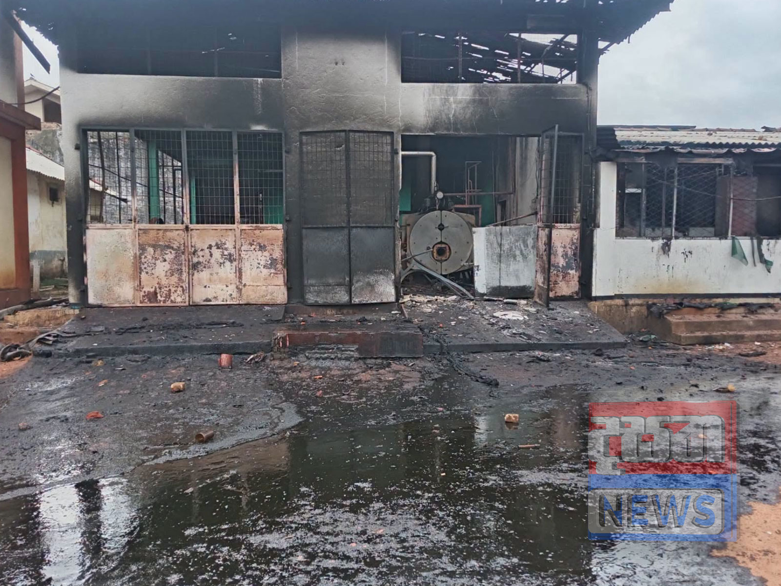 මහර බන්ධනාගාරයට රැඳවියන් සිදුකර ඇති හානිය දැක්වෙන ඡායාරූප කිහිපයක් එළියට (ඡායාරූප) 3 3