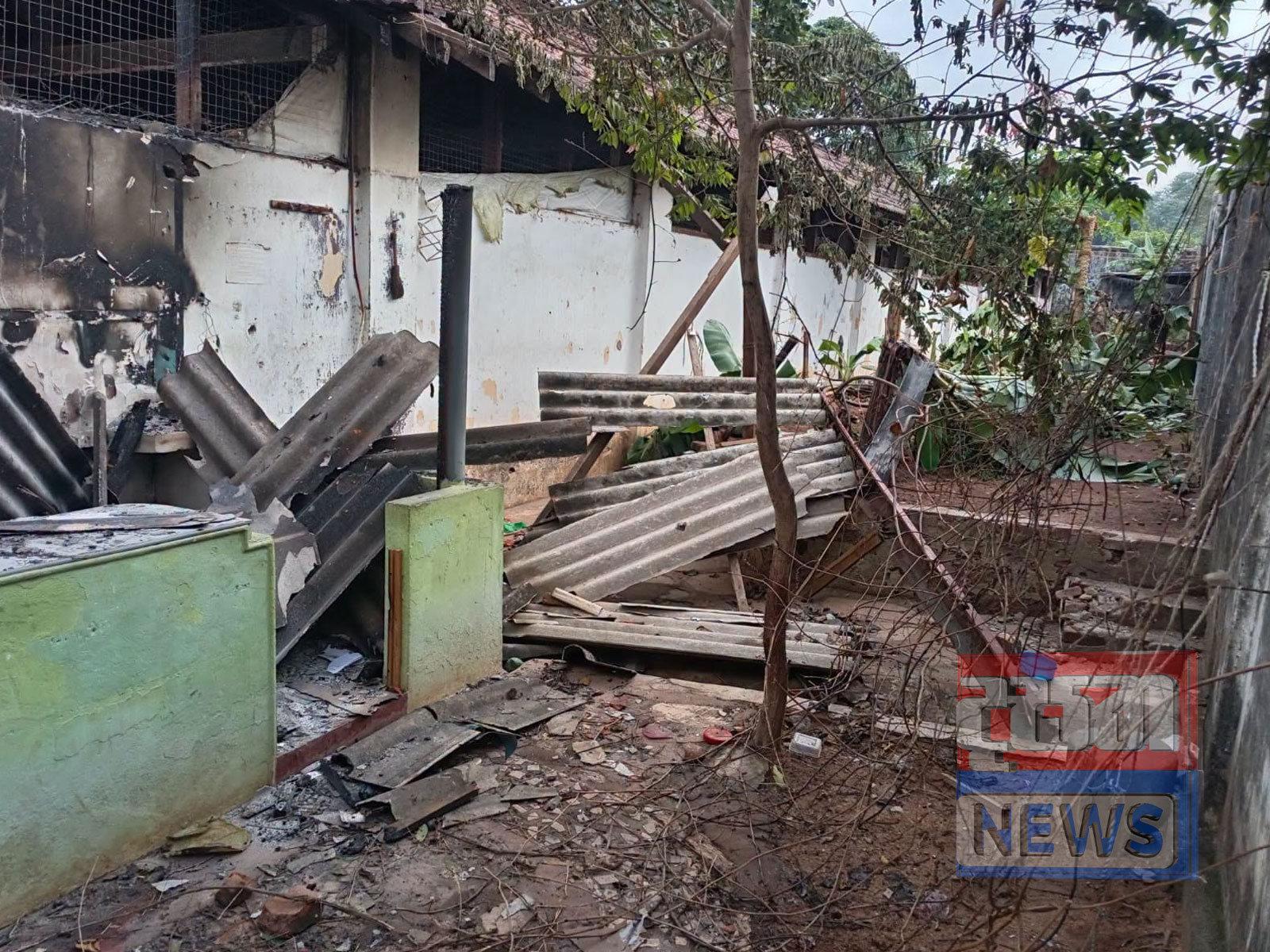 මහර බන්ධනාගාරයට රැඳවියන් සිදුකර ඇති හානිය දැක්වෙන ඡායාරූප කිහිපයක් එළියට (ඡායාරූප) 4 4
