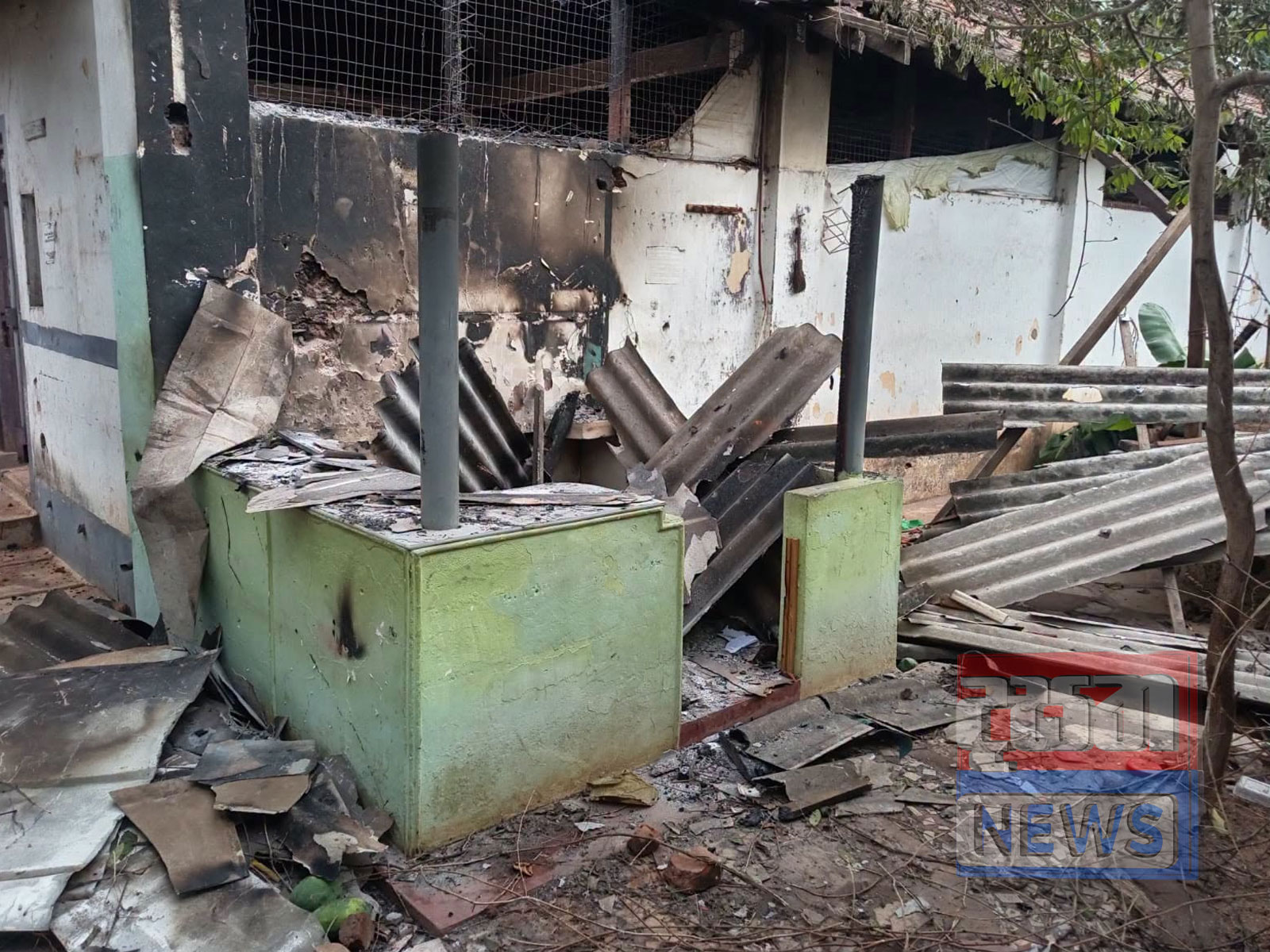 මහර බන්ධනාගාරයට රැඳවියන් සිදුකර ඇති හානිය දැක්වෙන ඡායාරූප කිහිපයක් එළියට (ඡායාරූප) 6 6